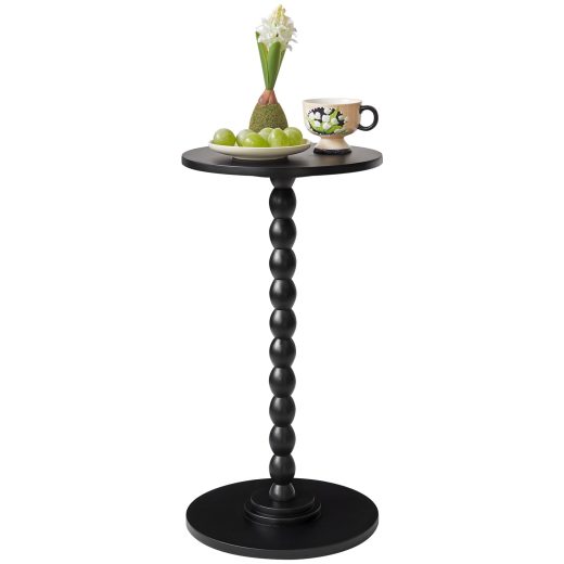 Aibiju round side table for small spaces Round Side Table for Small Spaces