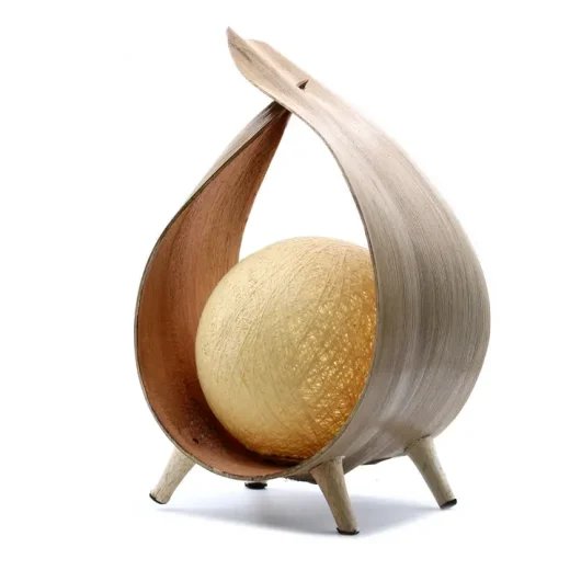 Ancient Wisdom led coconut leaf table lamp Led Coconut Leaf Table Lamp