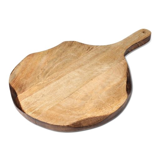 GoCraft mango wood round chopping board Mango Wood Round Chopping Board