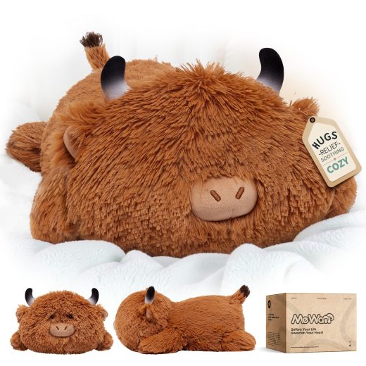 Mewaii highland cow plush pillow Highland Cow Plush Pillow