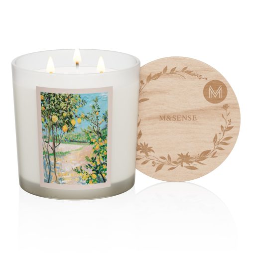 M&SENSE juicy lemon scented candle Juicy Lemon Scented Candle