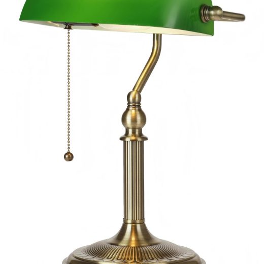 Newrays green glass desk lamp Green Glass Desk Lamp