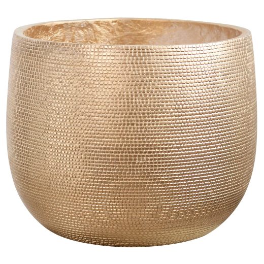 Olly & Rose gold ceramic plant pot Gold Ceramic Plant Pot