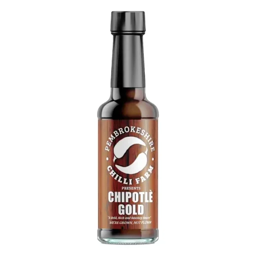 Pembrokeshire Chilli Farm pembrokeshire chipotle gold chilli Pembrokeshire Chipotle Gold Chilli Sauce