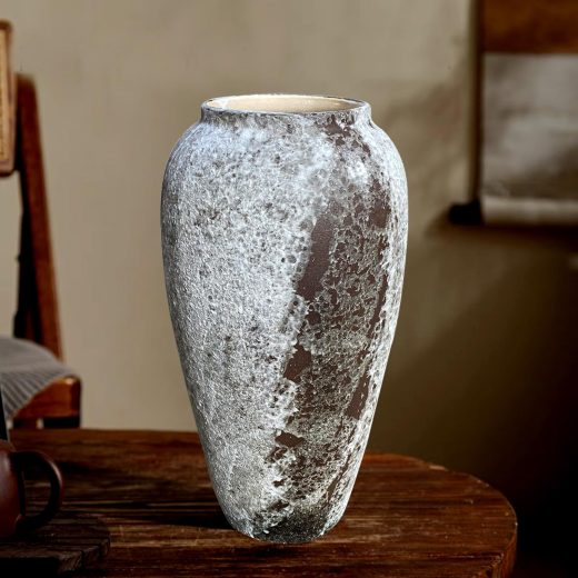 TaoTaoChong handmade terracotta rustic vase TaoTaoChong handmade terracotta rustic vase