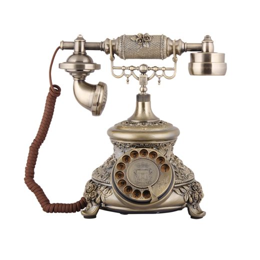 TelPal bronze rotary dial desk telephone Bronze Rotary Dial Desk Telephone