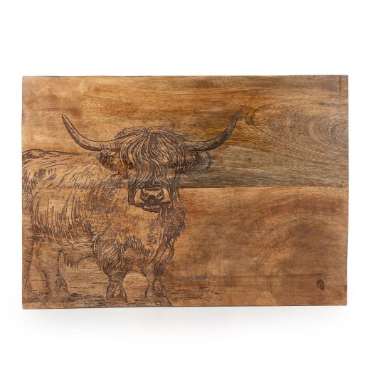 Candlelight Home set of 2 highland cow Set of 2 Highland Cow Placemats
