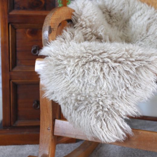 Curly Sheepskin Rug in Barley Curly Sheepskin Rug in Barley