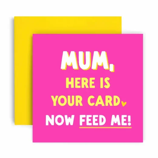 Huxters here is your card funny card Here Is Your Card Funny Mother's Day Card