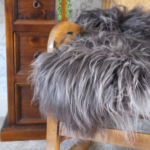 Icelandic Sheepskin Rung in Stone