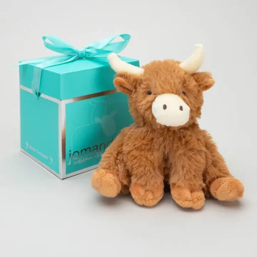 Jomanda Soft Toys mini highland cow plush Mini Highland Cow Plush Toy