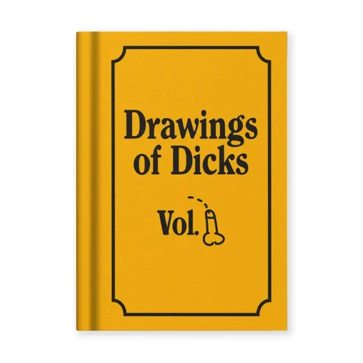 Ohh Deer drawings of dicks a7 fabric Drawings of Dicks A7 Fabric Hardback Notebook