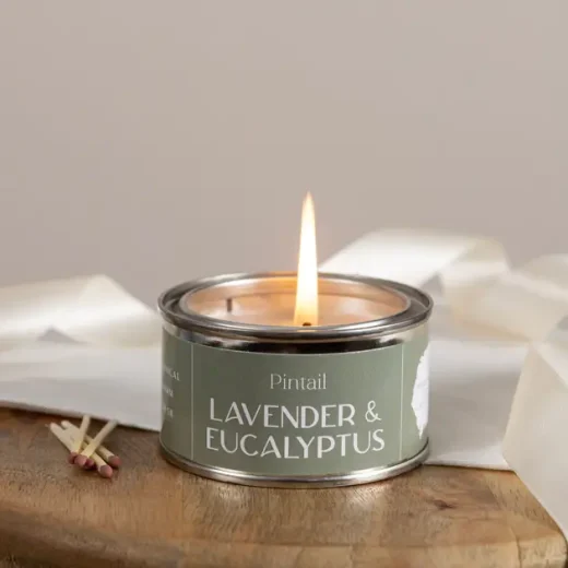 Lavender and Eucalyptus Paint Pot Candle u2013 Pintail Candles Lavender and eucalyptus paint pot candle by Pintail Candles