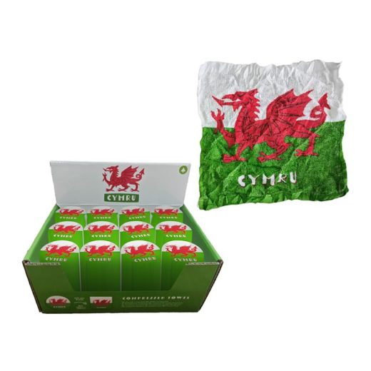 Puckator welsh dragon compressed travel towel Puckator welsh dragon compressed travel towel