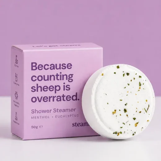Birthday Eucalyptus Menthol Shower Steamer by steami