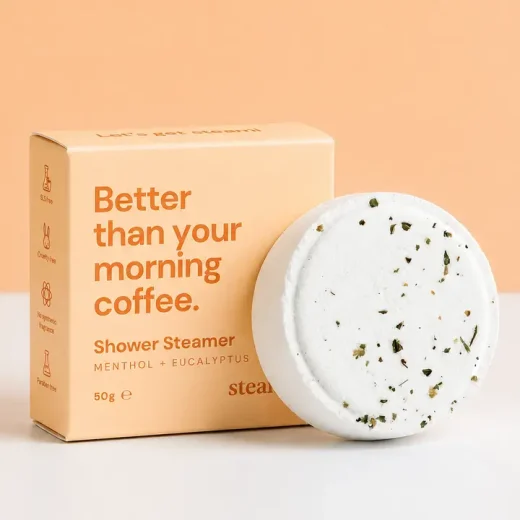 eucalyptus and menthol shower steamer by steami