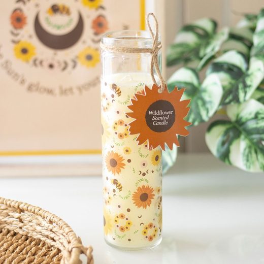 Something Different bee radiant wildflower tube candle Bee Radiant Wildflower Tube Candle