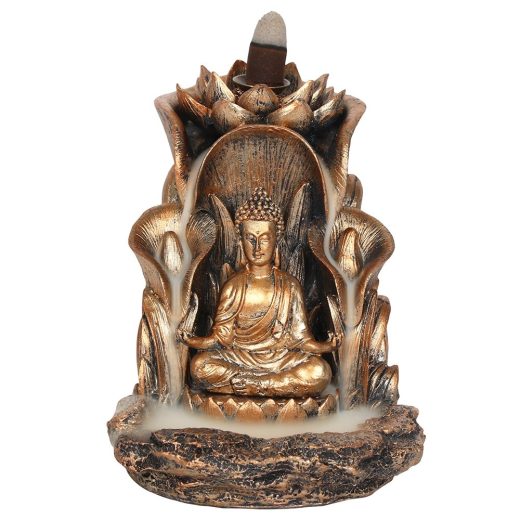 Something Different bronze buddha backflow incense burner Bronze Buddha Backflow Incense Burner