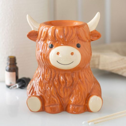 Highland Cow Oil Burner