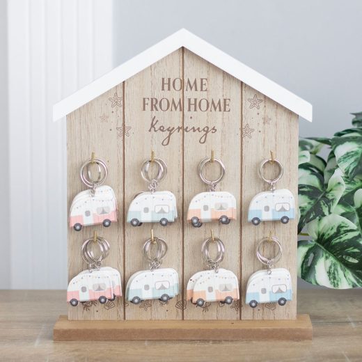 Something Different home from home caravan keyring Home from Home Caravan Keyring