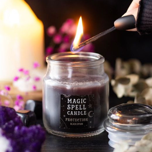 Something Different opium protection spell candle Opium Protection Spell Candle