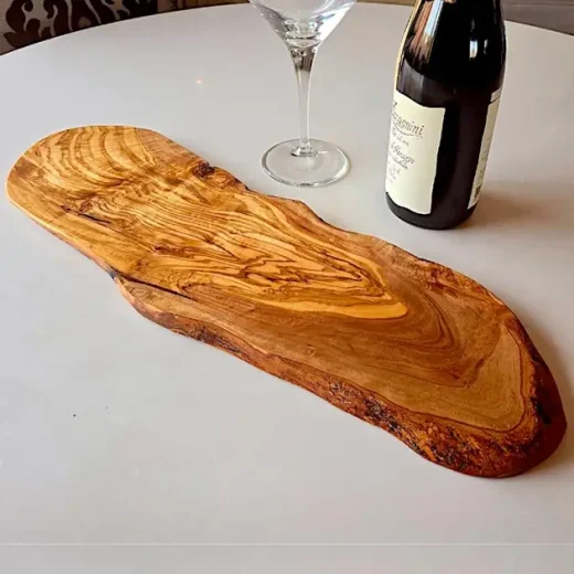 Olive Wood 35 Cm Rustic Cutting Board u2013 Oliveart Olive wood 35 cm rustic cutting board by Oliveart